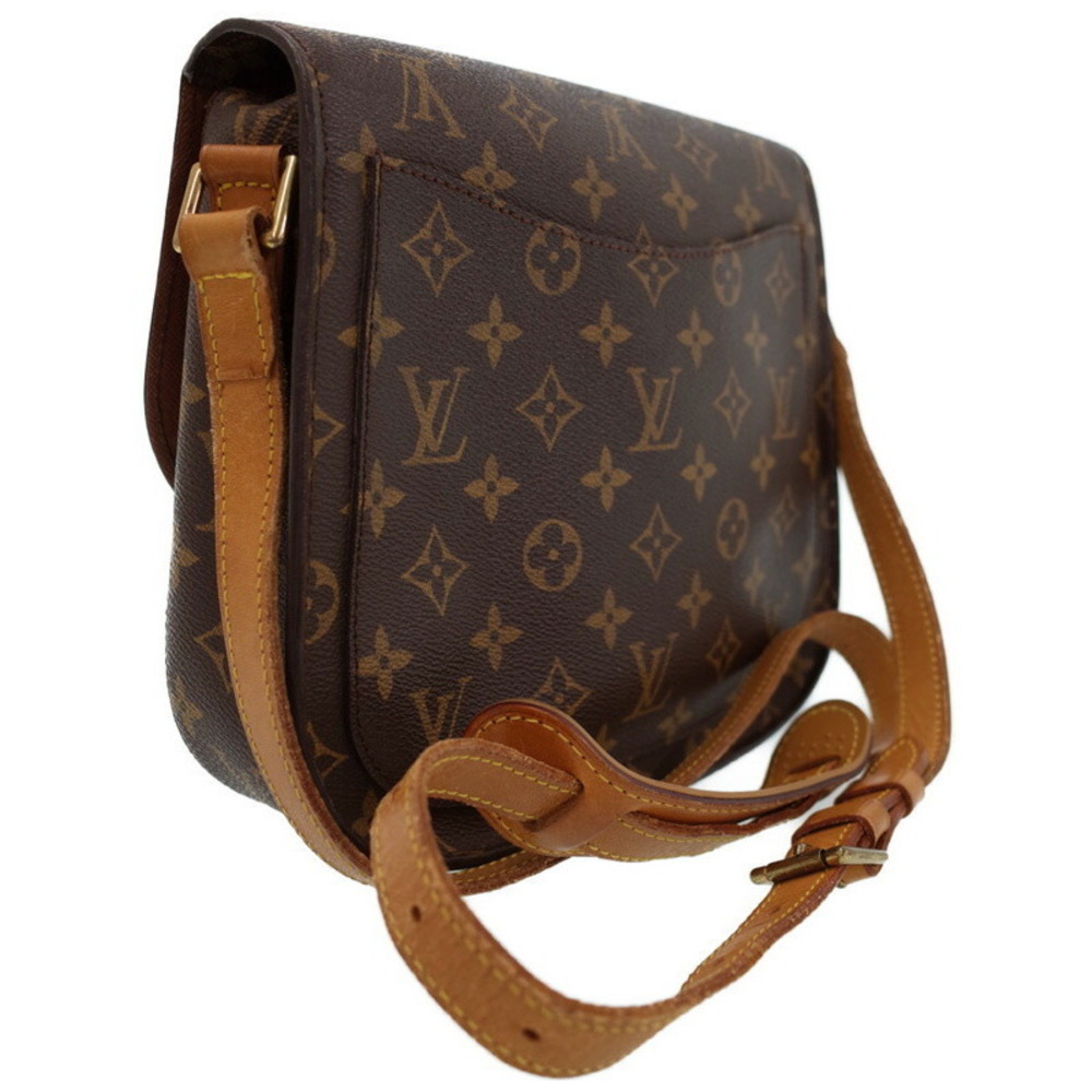 Louis Vuitton Leather Bag Cloud Shoulder Saint Brown Monogram